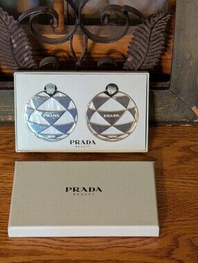 Prada 2024 Two Silver & Gold Ornaments
